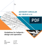 Advisory Circular 139 R 01 Guidelines For Heliports Design and Operation