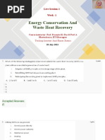 Week 1 - Energy Conservation and Waste Heat Recovery - NPTEL