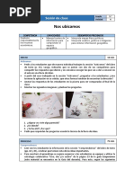 Nos Ubicamos: Sesión de Clase