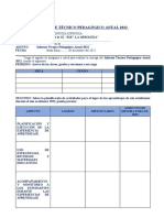 Modelo Informe. SECUNDARIA