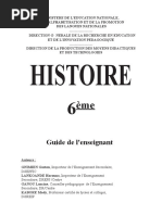 Guide Histoire 6e