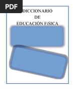 Diccionario de Educación Física