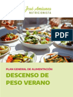 Plan General Descenso de Peso Verano