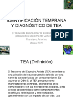 Identificaciòn Temprana y Diagnóstico de Tea