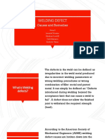 Weld Defects Cause and Remedies