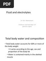 Fluid and Electrolyte