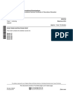 Cambridge International General Certificate of Secondary Education