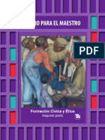 Formación Cívica y Ética Segundo Grado Libro para El Maestro Telesecundaria