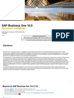 SAP Business One 10.0 Highlights ES