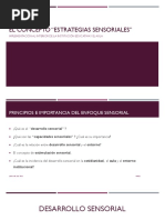 TEMA 1. Desarrollo Sensorial Modulo 1