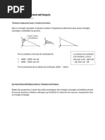 Cours 10 - Relations Métriques Remplie