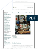 Proceso de Elaboracion de La Barbotina - TallerCreArte