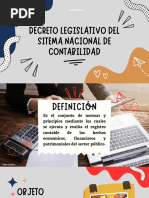 Sistema Nacional de Contabilidad. Decreto Legislativo 1438