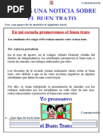 Leemos Una Noticia - El Buen Trato - N