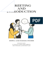 Modul Ajar Bahasa Inggris - Greeting and Introduction - Fase E