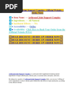  Arthronol Joint Support Official Website # USA 2023