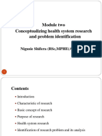 Module 2. Conceptualization and Problem Identification