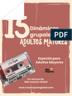 15 Dinámicas para Adultos Mayores Libro