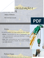 Máquinas de Elevação e Transporte Aula 4 e 5 Polias e Tambores