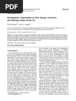 Developments, Expectations of Wave Energy Converters