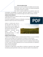 Tipos de Agricultura