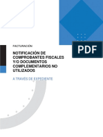 Notificacion de Comprobantes Fiscales y - o Documentos Complementarios No Utilizados