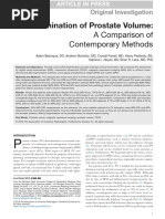 Determination of Prostate Volume