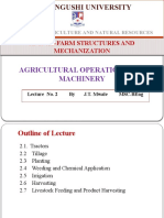 Lecture II-Agricultural Operations and Machinery