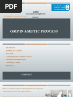 GMP in Aseptic Process Presentation