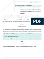 Instrução Normativa #5, de 26 de Maio de 2017