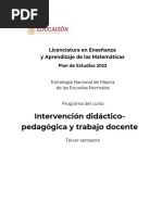 Programa Intervencion Didactica