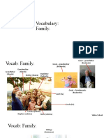 Vocabulary - Family