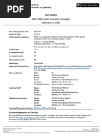 ISEC1000 Cyber Security Concepts Semester 2 2023 Bentley Perth Campus INT