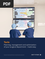 Torin: Planning, Management and Optimization of Your Surgical Department - Made Easy