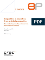 BP34 Inequalities in Education