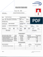 Application For Employment Form-Signed