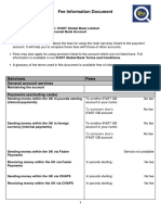 iGB Personal Bank Account Fee Information Document 31mar2023