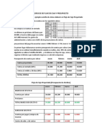 Ejercicio de Flujo de Caja y Presupuesto