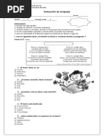 Prueba Lenguaje La Noticia 3 Basico