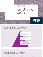 Aula 2 - Educação em Saúde