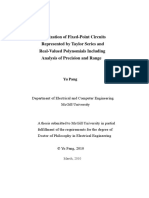 Optimization of Fixed-Point Circuits Represented by Taylor Series and Real-Valued Polynomials Including Analysis of Precision and Range