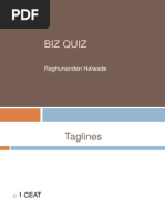 Biz Quiz: Raghunandan Helwade