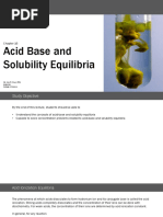 Chapter 16 Acid-Base and Solubility Equilibria