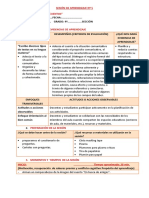 Sesión de Aprendizaje #5 Escribimos Cuentos