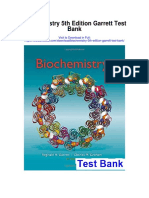 Biochemistry 5th Edition Garrett Test Bank