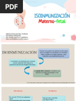 Isoinmunizacion Materno Fetal ANA CASTAÑEDA