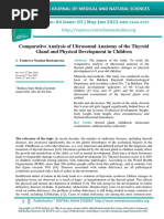 Comparative Analysis of Ultrasound Anatomy of The Thyroid Gland and Physical Development in Children