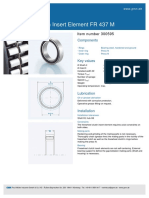 Freewheel Clutch Insert Element FR 437 M: Item Number 300595