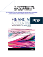 Financial Accounting Reporting Analysis and Decision Making 5th Edition Carlon Test Bank