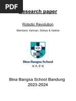 Research Paper: Bina Bangsa School Bandung 2023-2024